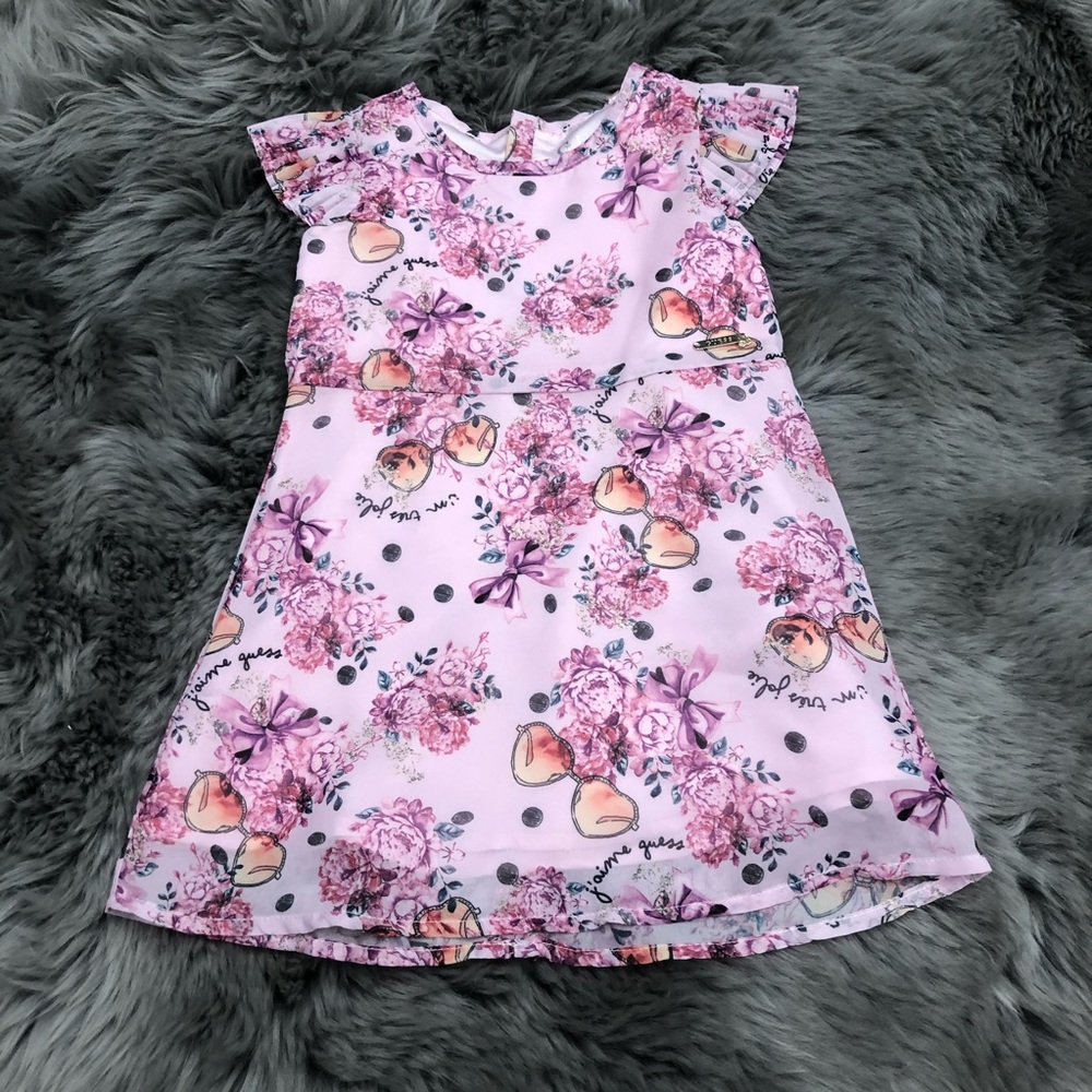 Guess | Girl's Flower Pinky Dress | Pink | Size 2